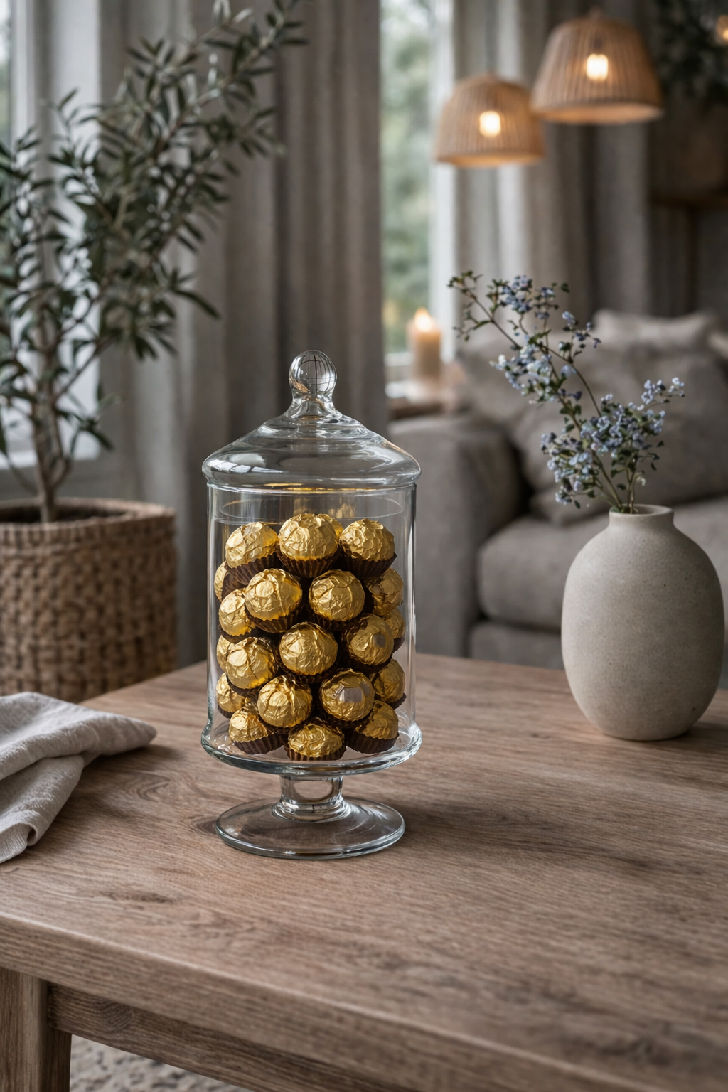Opbergpot met deksel - Glas