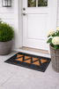 Deurmat - Rubber en kokos ZIG ZAG 45x75