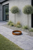 Ring voor spiegelvijver - Dia 33 Corten Roest