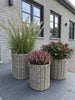 Plantenmanden set van 3 stuks Grijs