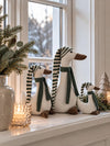 Kerst eend met groene muts - Mini