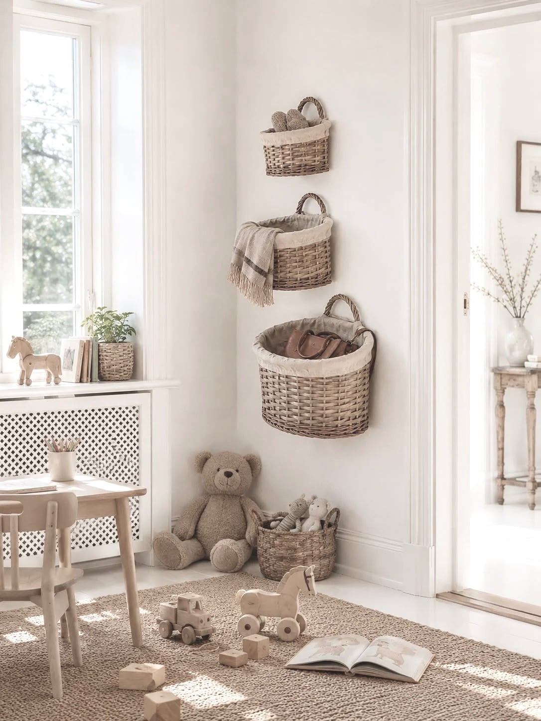 Mandenset met ophanging - 3 st.
