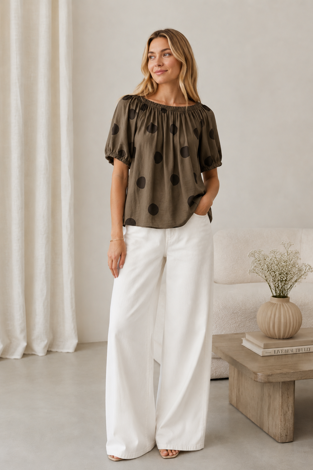 Blouse Luciana - Brown