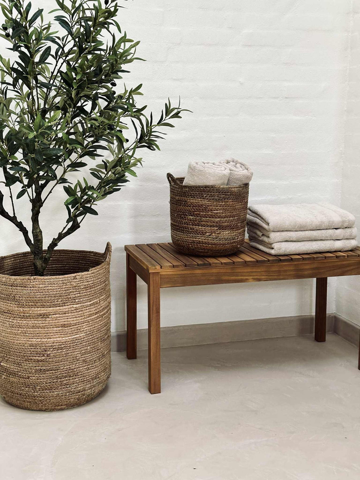 Manden Naturel - Set van 4 stuks