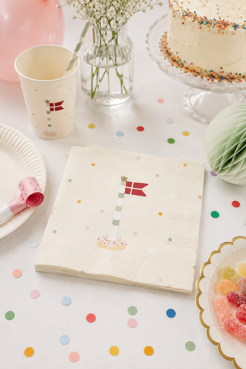 Servetten met vlag - 20 stuks
