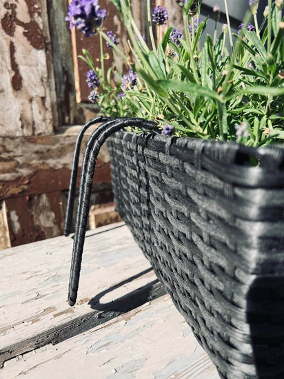 Altankasse i sort flet - 40 cm - VIAMAJA.DK