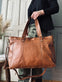 Arbejdstaske / Shopper JADA Cognac - VIAMAJA.DK