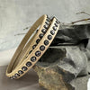 Armband Beige m. Swarowski-stenen