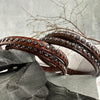 Armband Brown m. Swarowski-steentjes