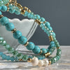 Armband GISELE Turkoois – Set van 3 st.