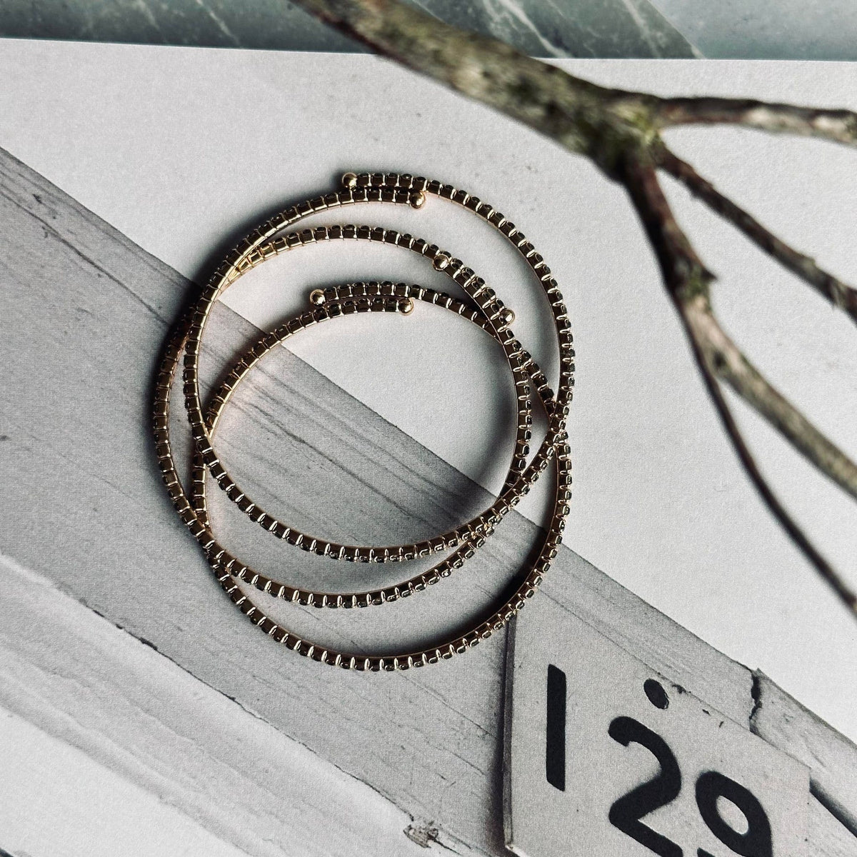 Armbånd Judith - Mørkgrå - VIAMAJA.DK