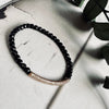Armband Maja ONYX m. verguld sterling silver
