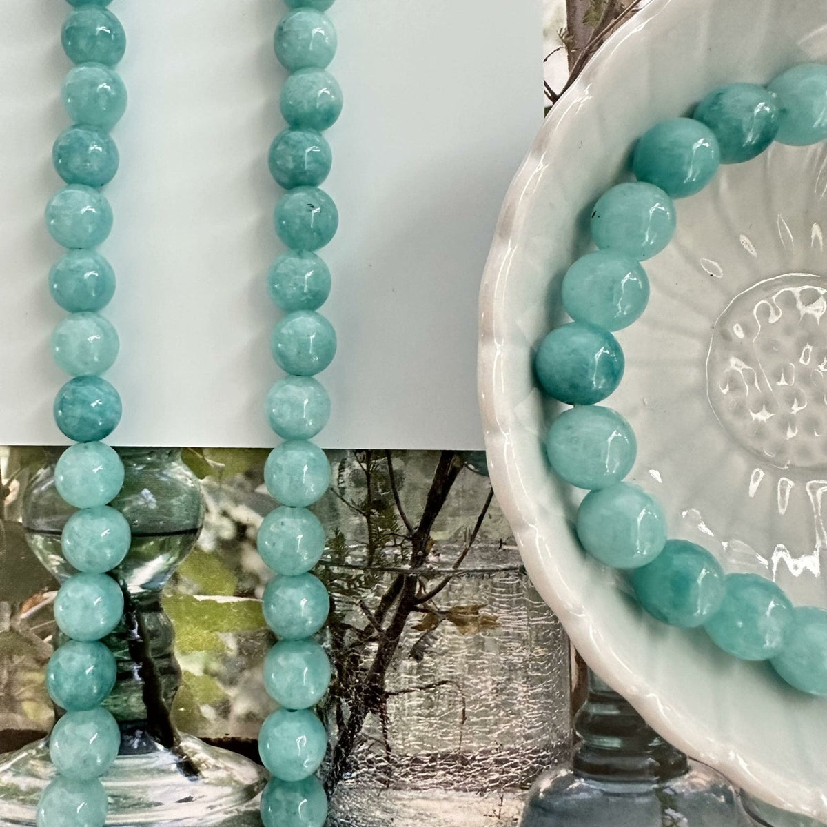 Armbånd Mary Aqua - VIAMAJA.DK