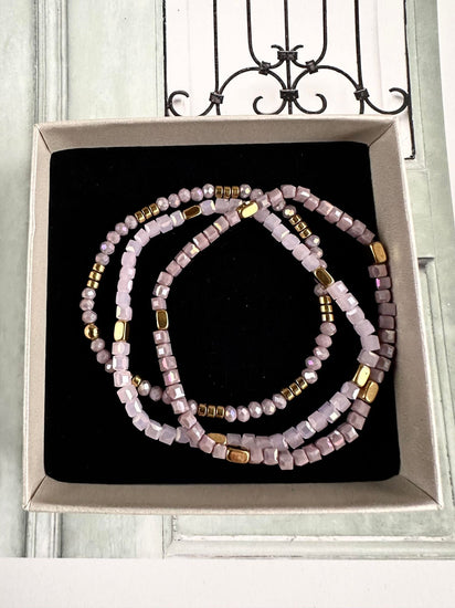 Armbånd Merle – Lavendel mix - VIAMAJA.DK