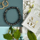 Armbånd Mollie – Black stone - VIAMAJA.DK