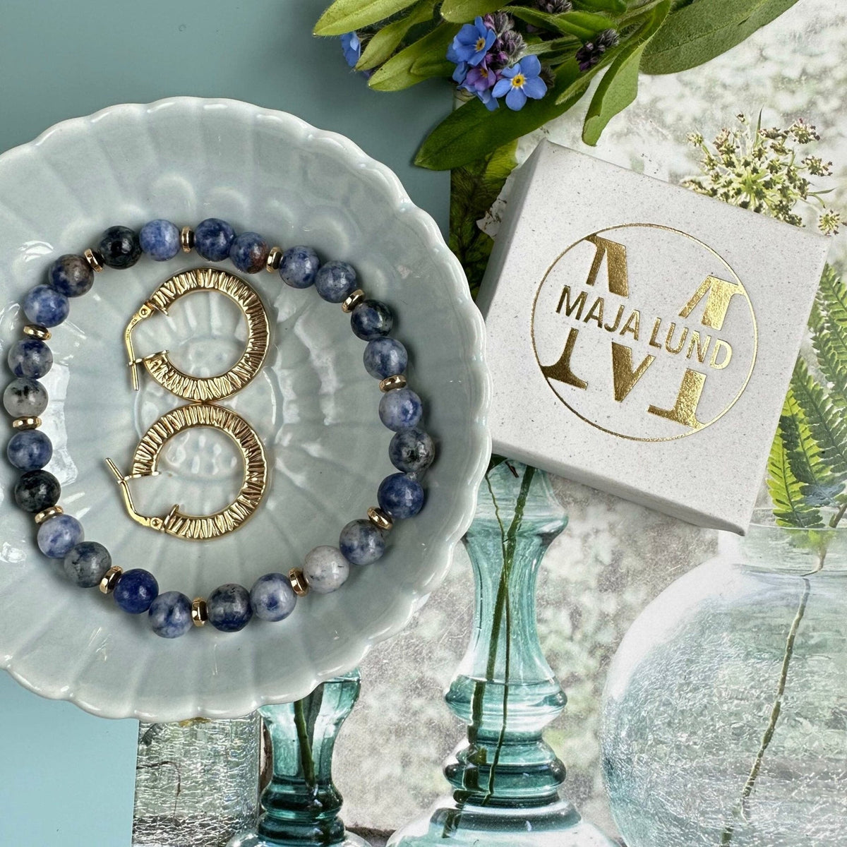 Armbånd Mollie Blue - VIAMAJA.DK