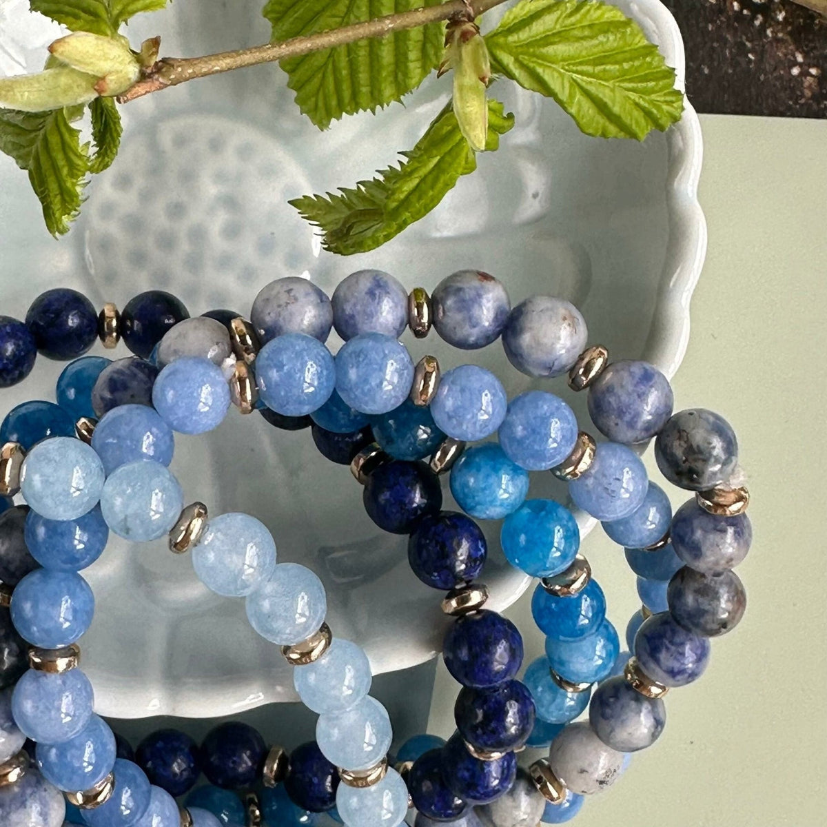 Armbånd Mollie – Blue mix - VIAMAJA.DK