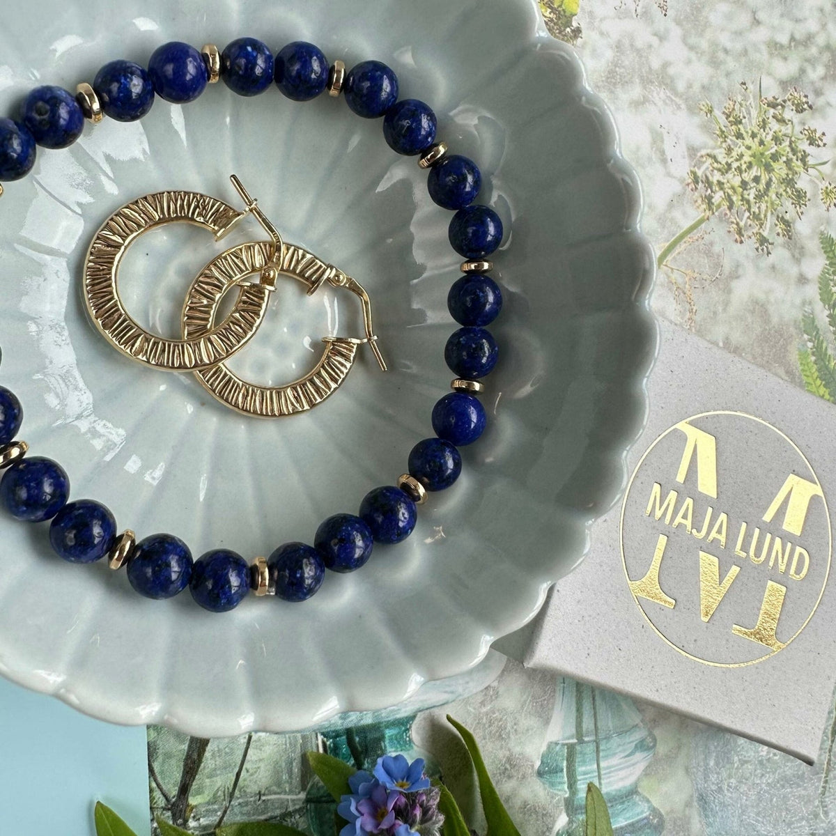 Armbånd Mollie Navy - VIAMAJA.DK
