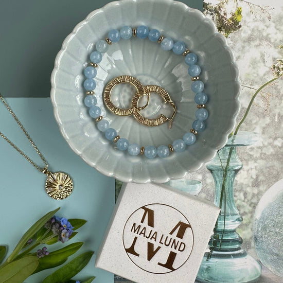 Armbånd Mollie Soft blue - VIAMAJA.DK