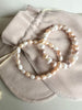 Armband Nadia m. 5mm zoetwaterparels – Beige mix