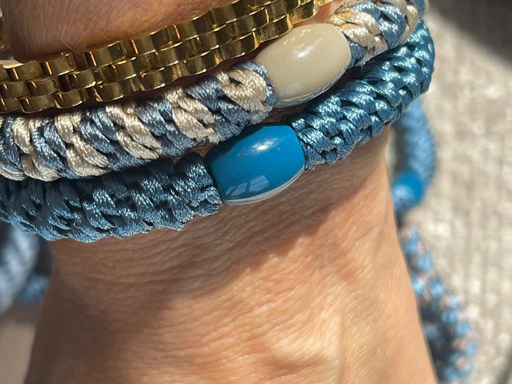 Haarelastiekjes Supreme Sky blue - 4 stuks