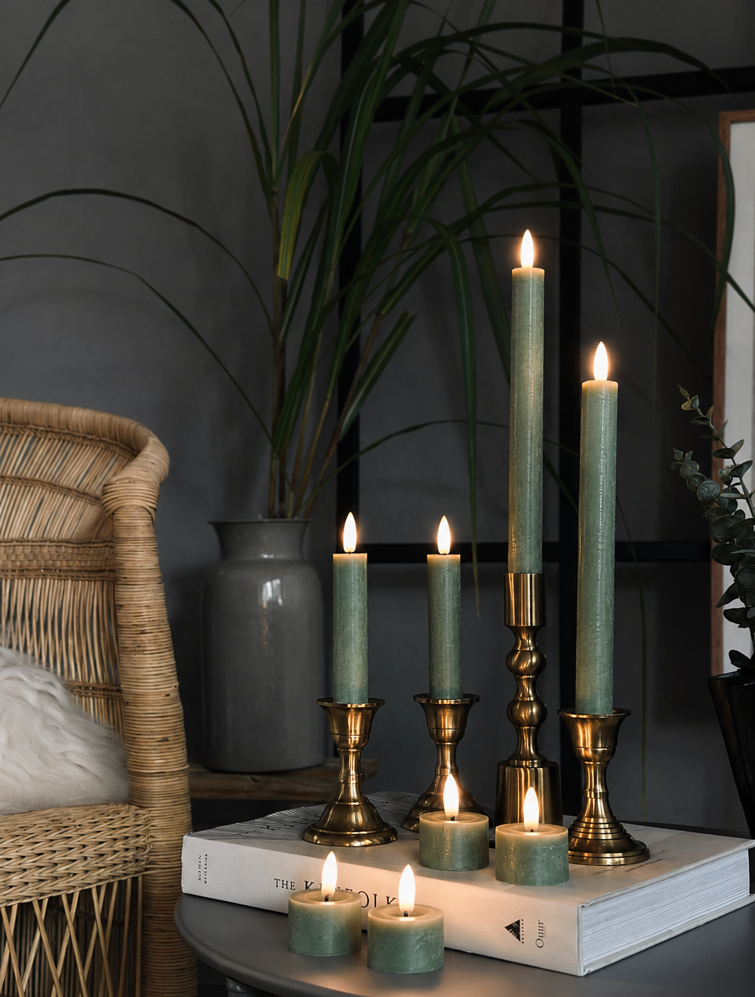 LED-lichtset van 8 delen - Groen