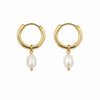 Oorbellen Gina 18K verguld Sterling zilver