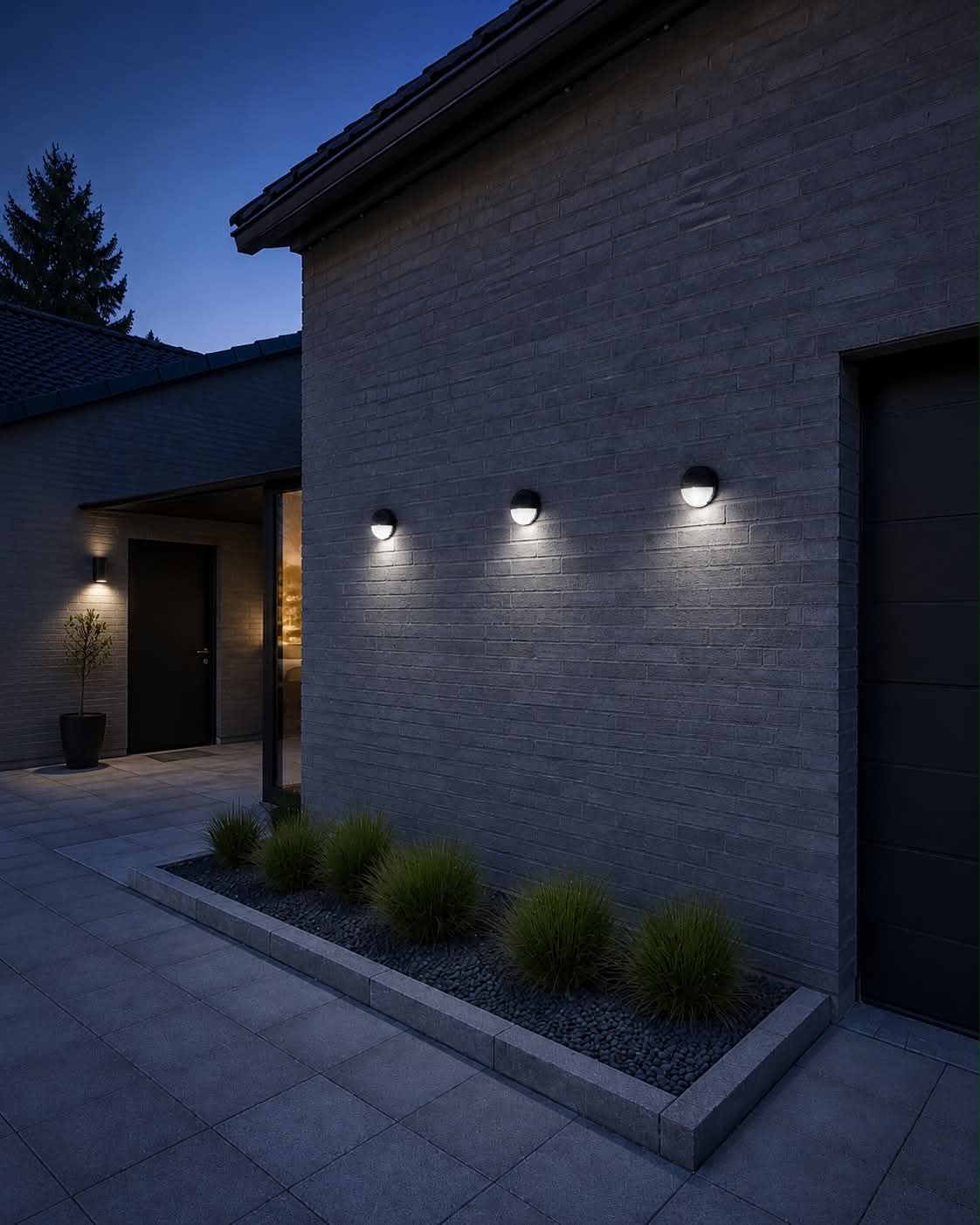Wandlamp op zonne-energie – Set van 4 stuks