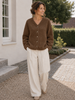Jas Fleece brown