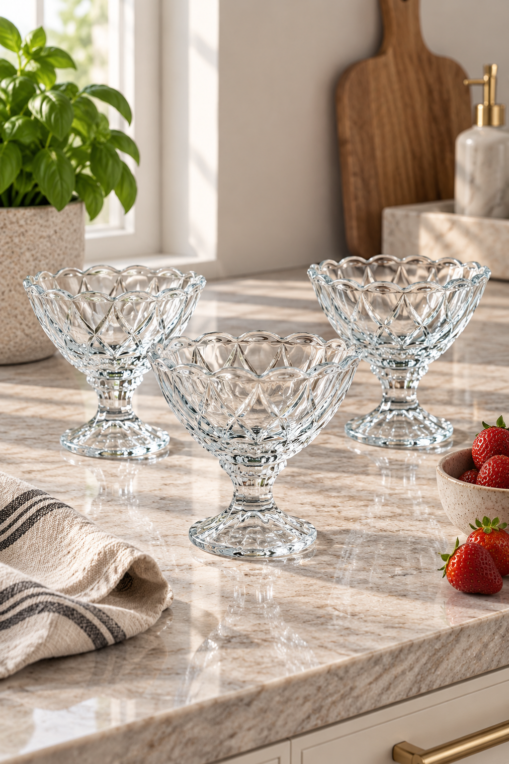 Dessertglazen – Set van 3 stuks