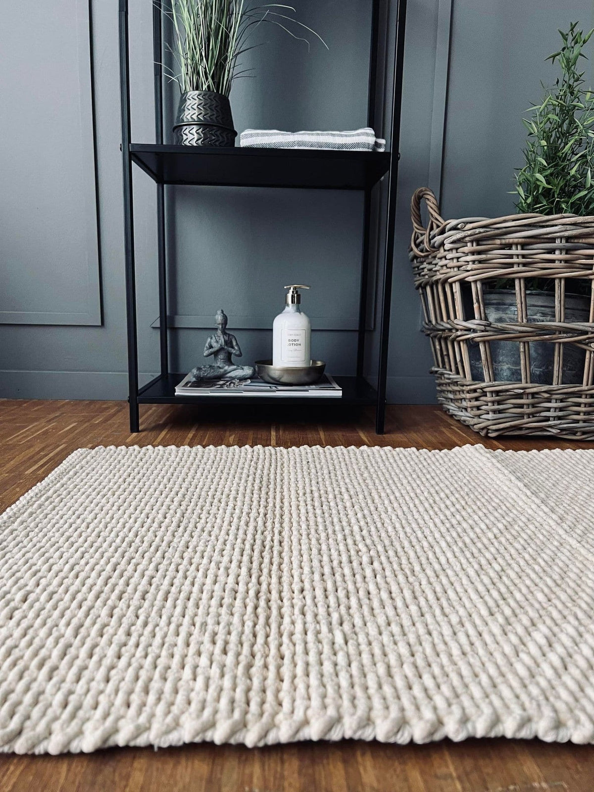 Bademåtte XL Natur 60x120cm - VIAMAJA.DK