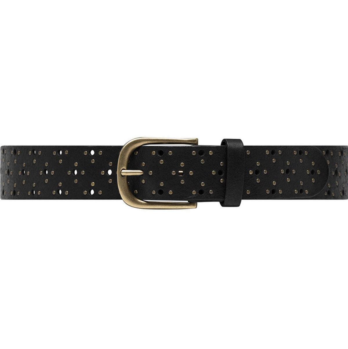 Bælte black leather - VIAMAJA.DK