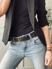 Riem black leather
