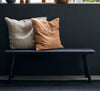 Bankje - Zwart hout 120cm