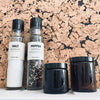 Duurzame glazen pot van bruin gerecycled glas – 180 ml - Voedselveilig