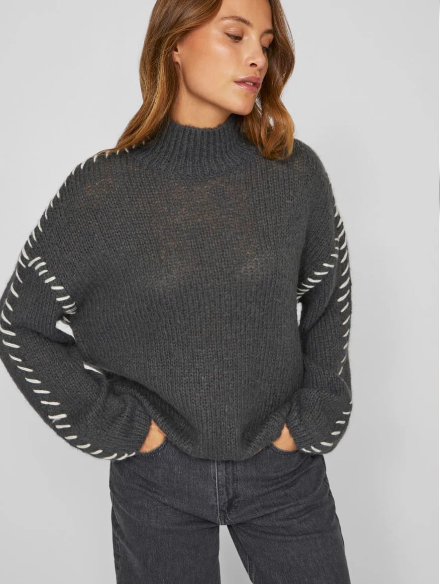 Gebreide pullover Grey
