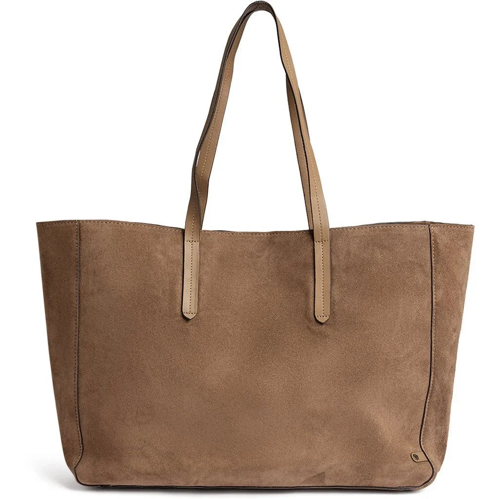 Shopper Bilbao suède - Dark Mud