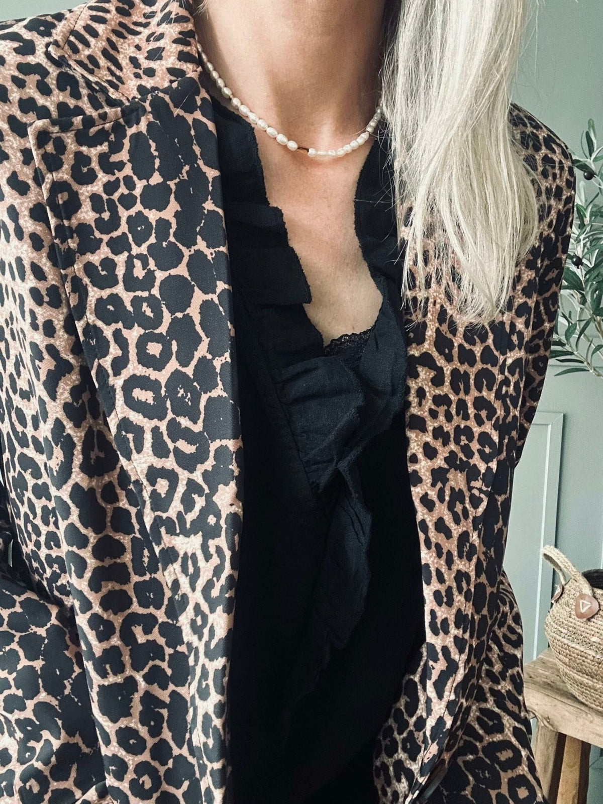 Blazer Leopard dark - VIAMAJA.DK