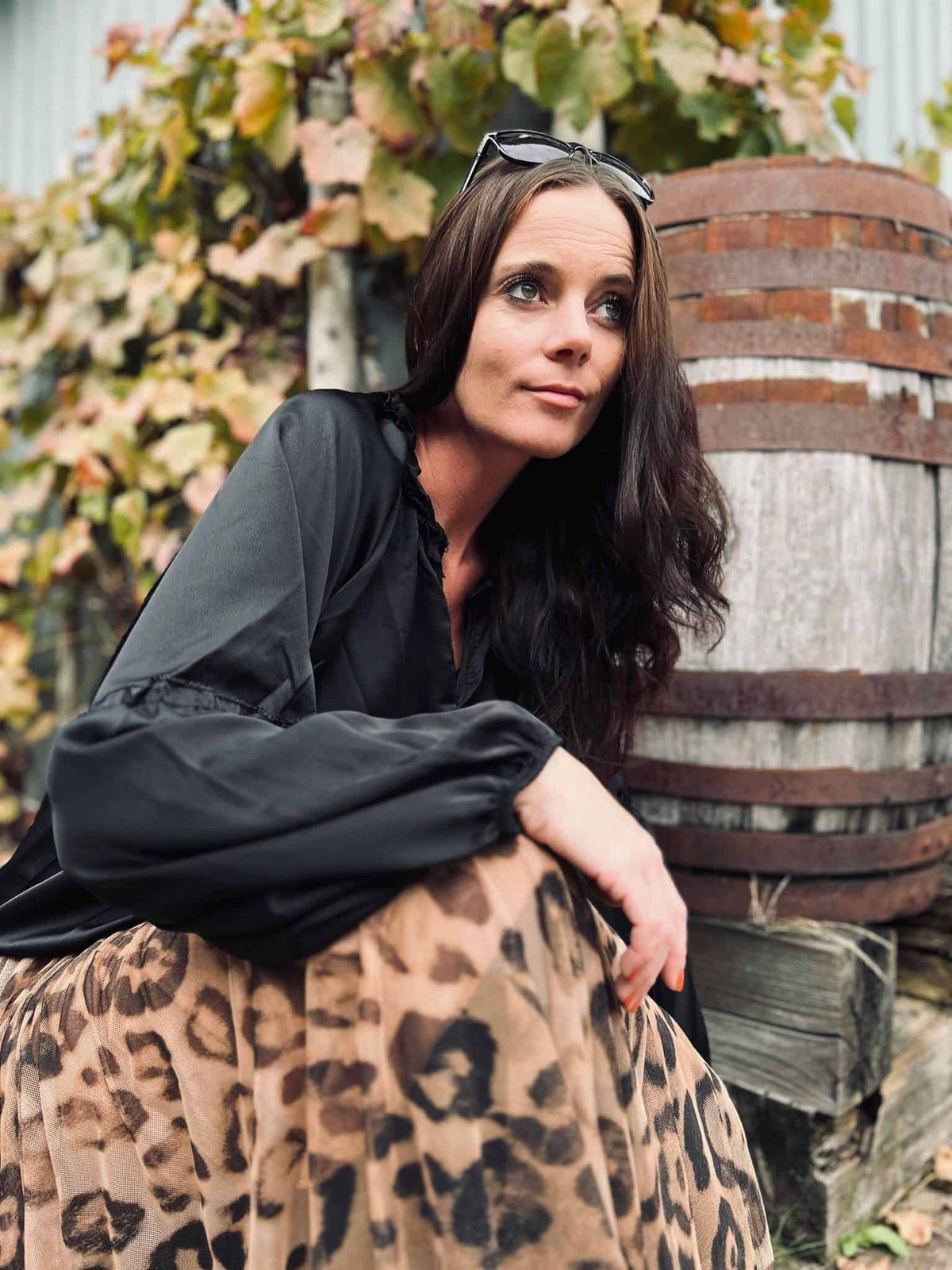 Bluse - Black Onesize - VIAMAJA.DK