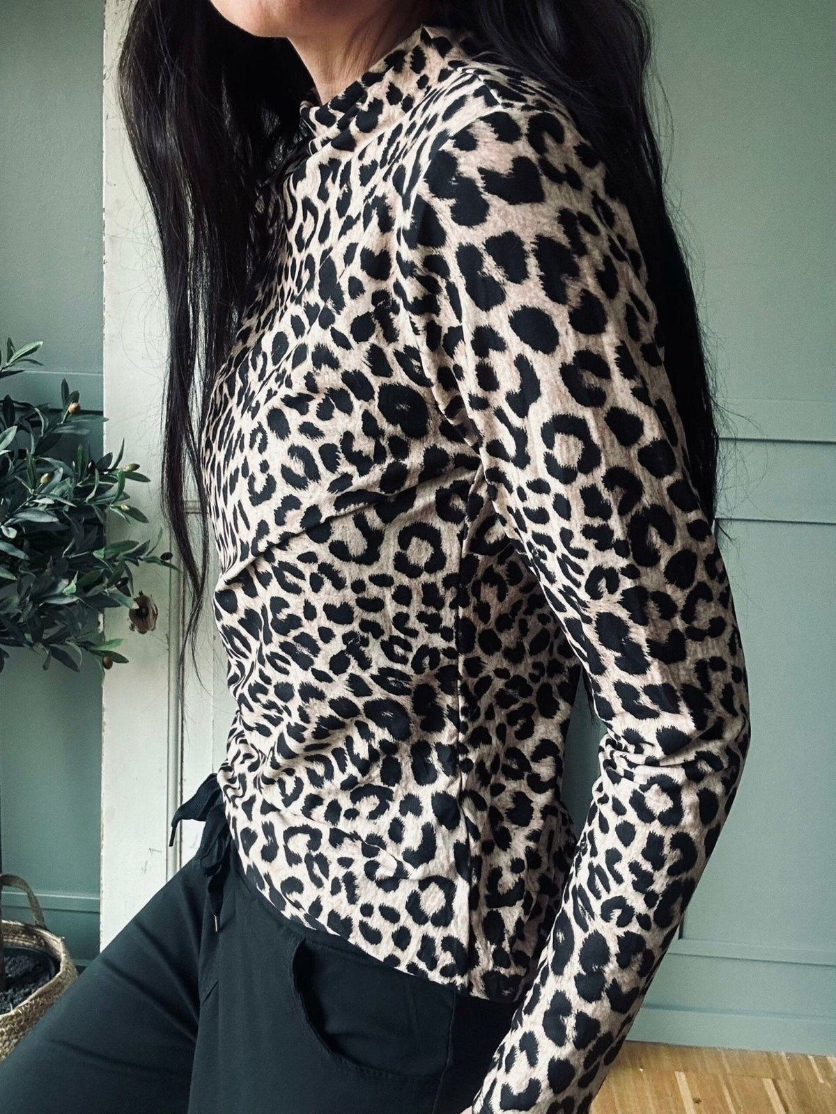 Bluse Leopard - VIAMAJA.DK