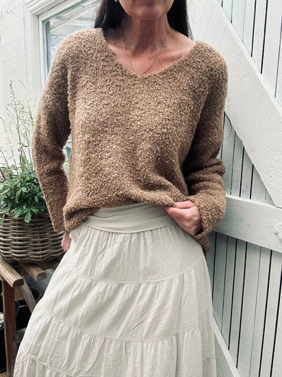 Bluse Naomi camel - VIAMAJA.DK