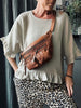 Blouse Olivia linnenmix beige