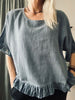 Blouse Olivia linnenmix stone