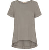 Blouse oversized linnen – Fango / beige