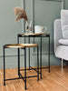 Tafel in zwart en goudkleurig metaal – Small