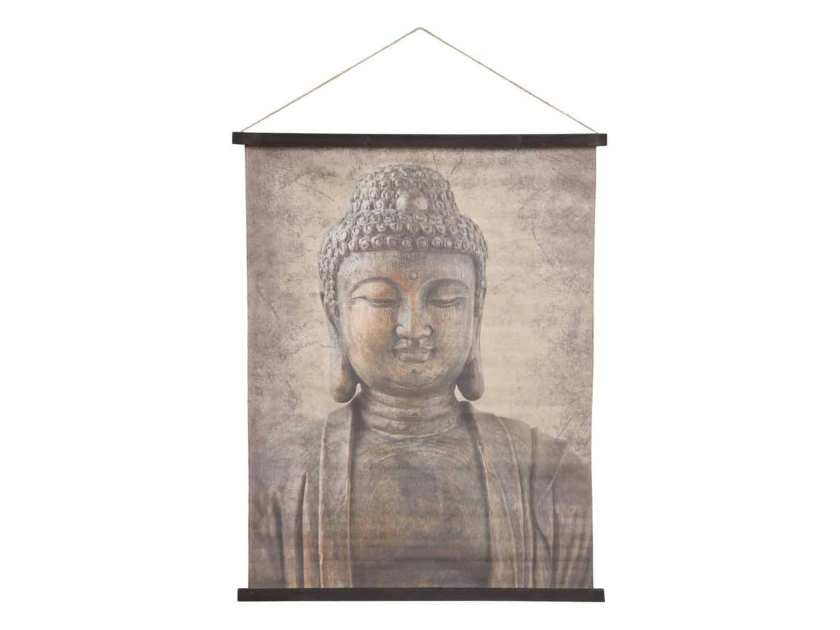Buddha ophæng på lærred - VIAMAJA.DK