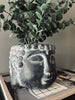 Buddha pot - Grijs cement