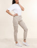 Cargo broek beige