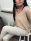 Bukser Cargo beige - VIAMAJA.DK