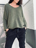 Broek COMFY - Zwart fluweel - One Size